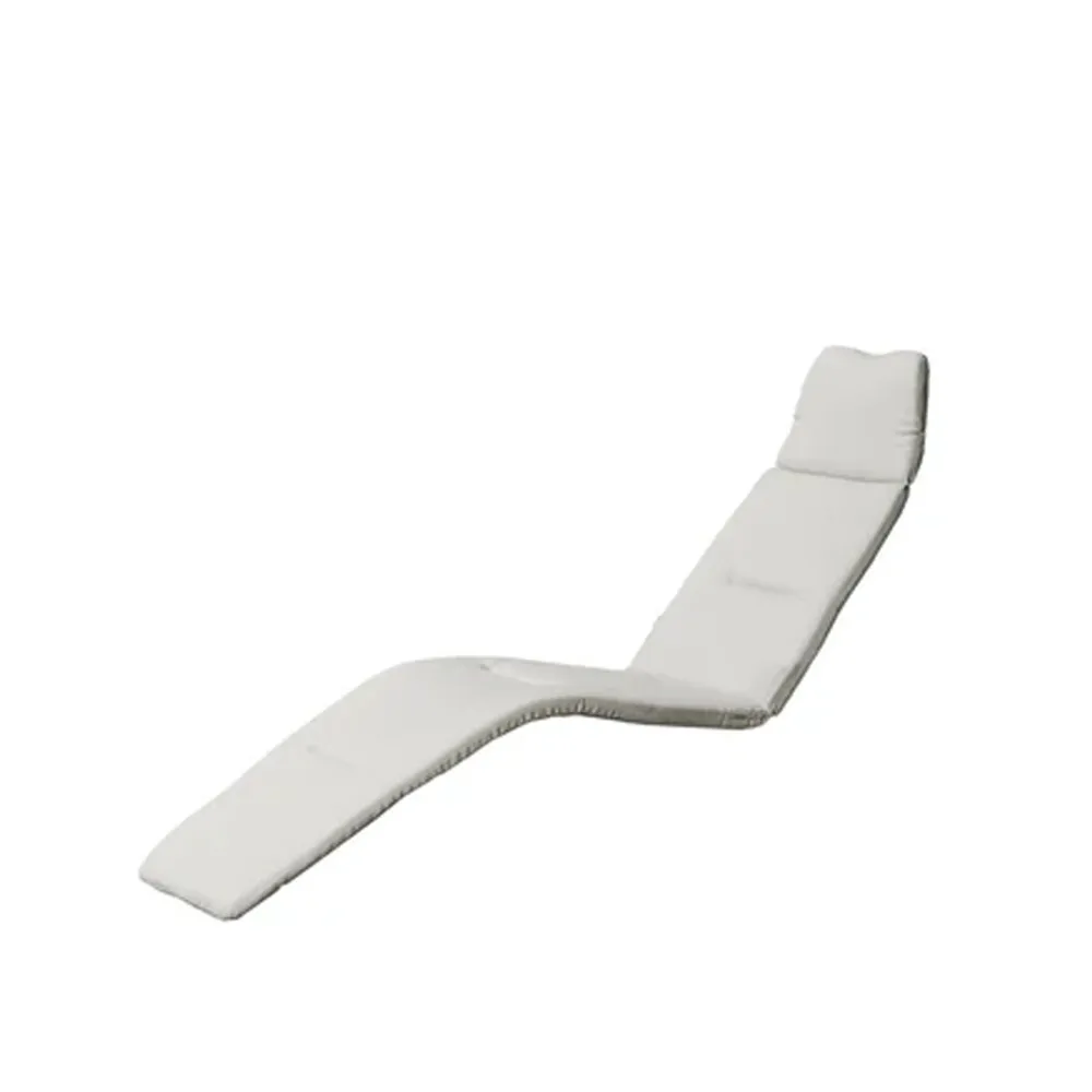 Sunrise sun lounger cushion, Cane-Line Natté white Cane-line