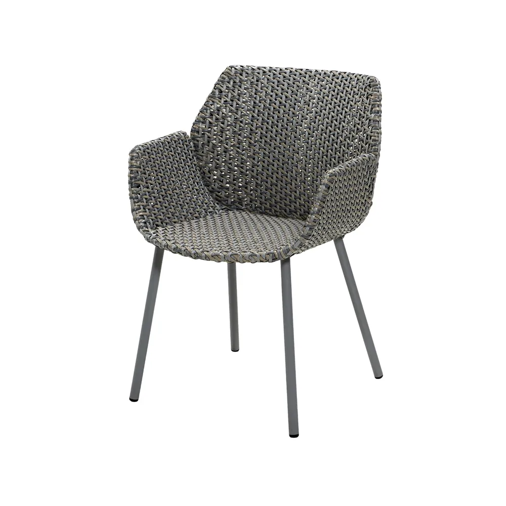 Vibe chair, Light grey/grey/taupe Cane-line