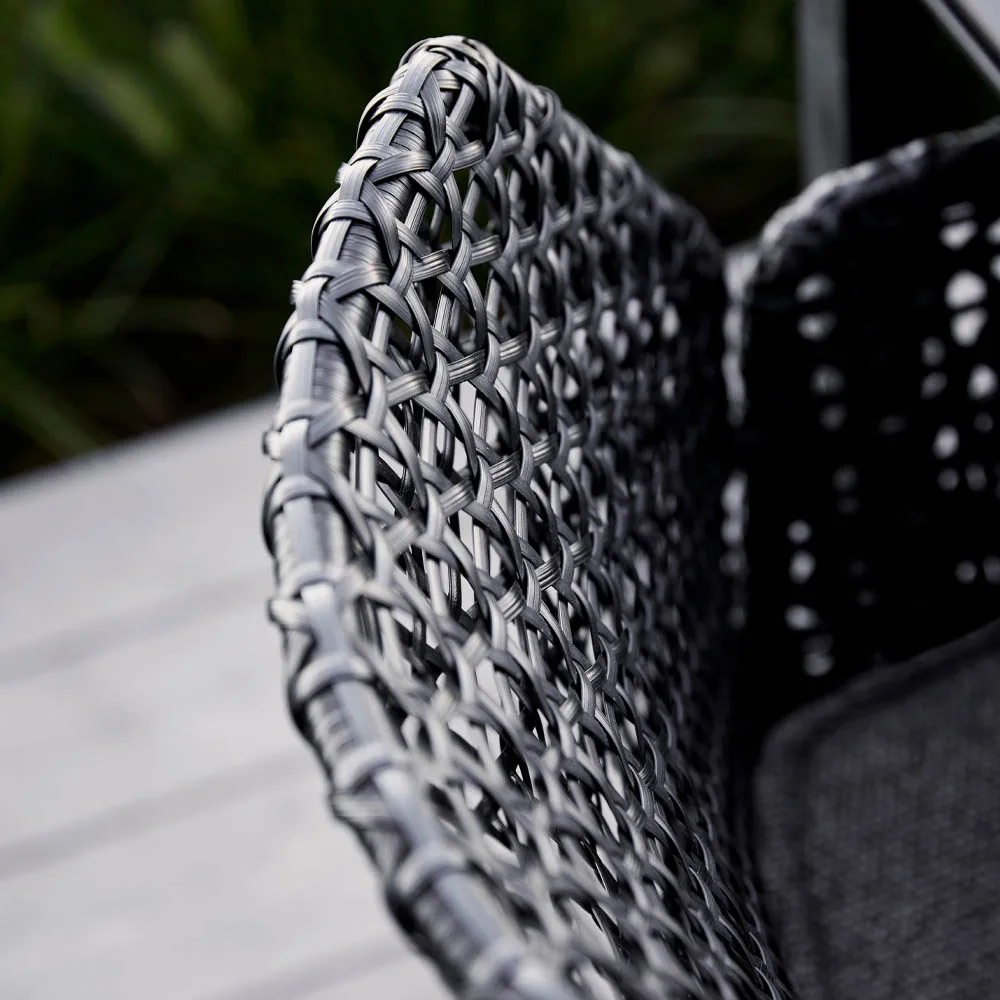 Vibe chair, Light grey/grey/taupe Cane-line