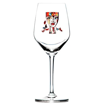 Butterfly Messenger rosé/white wine glass - 40 cl - Carolina Gynning