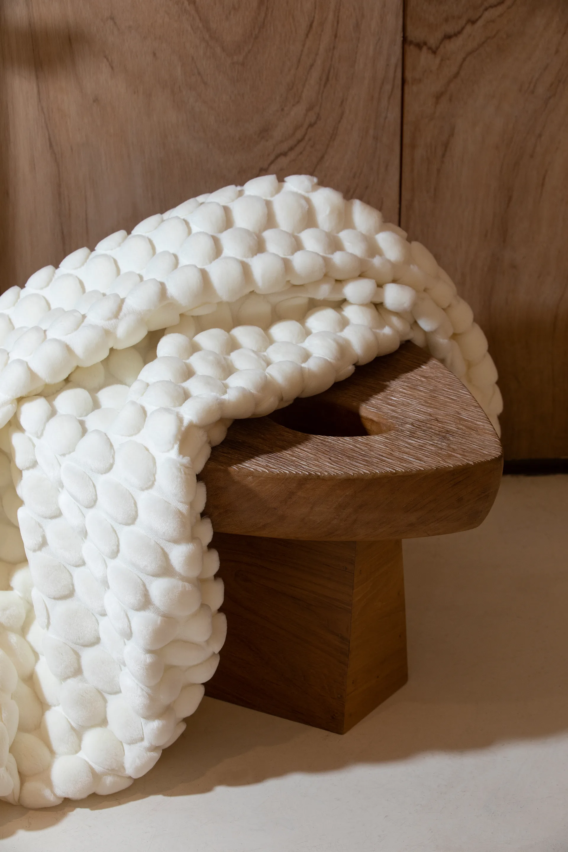 Egg Collection throw 170x130 cm, White Ceannis