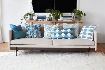 Amol cushion cover 50x50 cm - Heaven blue-palace blue - Chhatwal & Jonsson