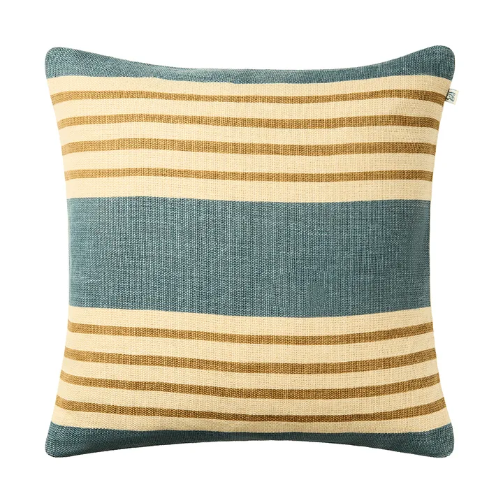 Aria cushion cover - Heaven blue-khaki, 50x50 cm - Chhatwal & Jonsson