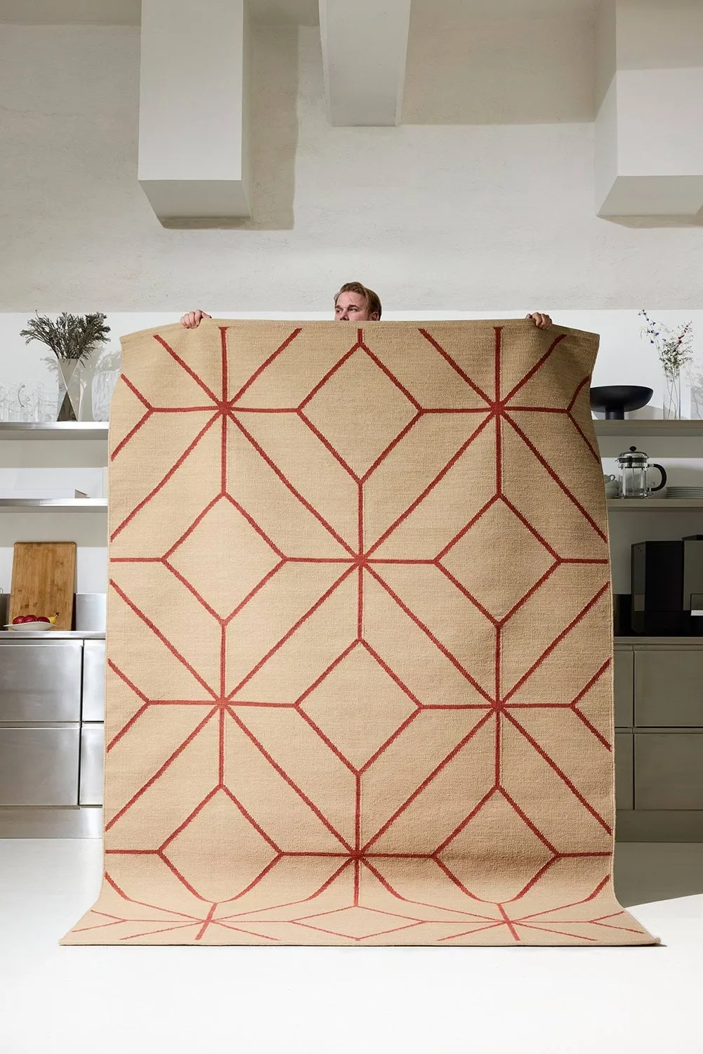 Ayur rug, Beige-Rust, 320x230 cm Chhatwal & Jonsson
