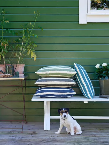 Block Stripe outdoor cushion 40x60 cm - Heaven blue-off white - Chhatwal & Jonsson