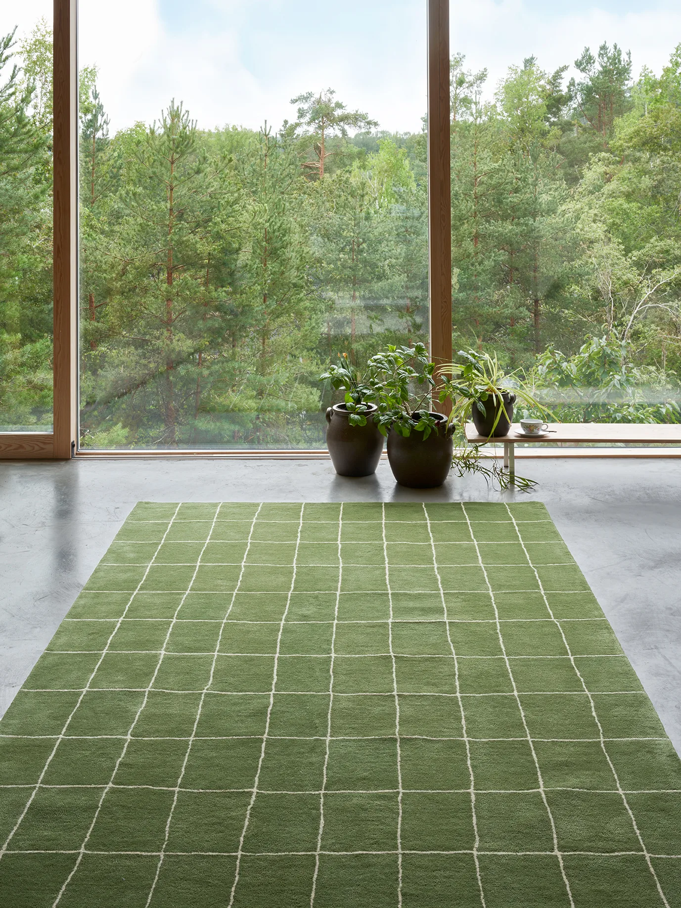 Chakra rug, Cactus Green-Khaki, 180x270 cm Chhatwal & Jonsson