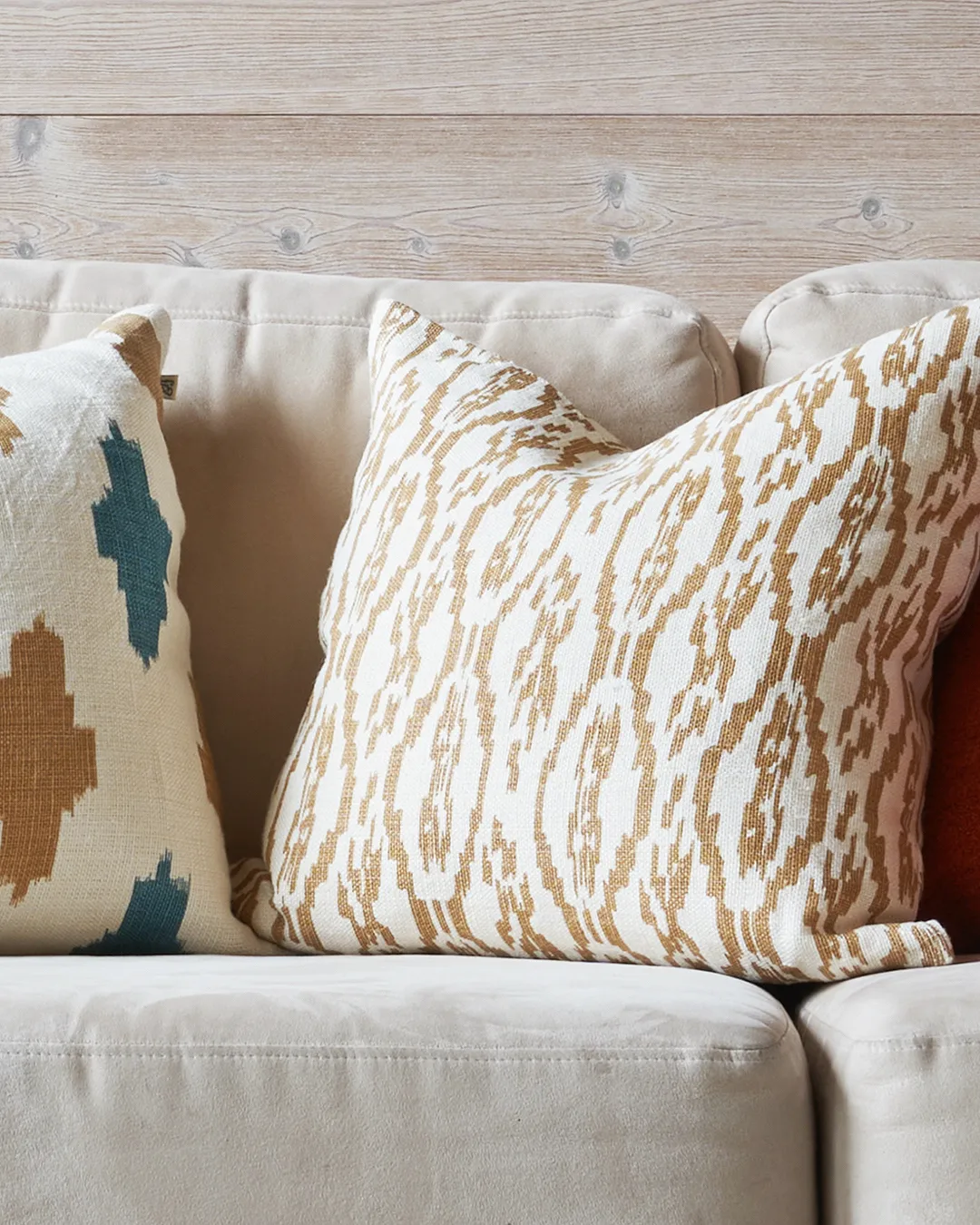 Deccan cushion cover 50x50 cm, Khaki Chhatwal & Jonsson