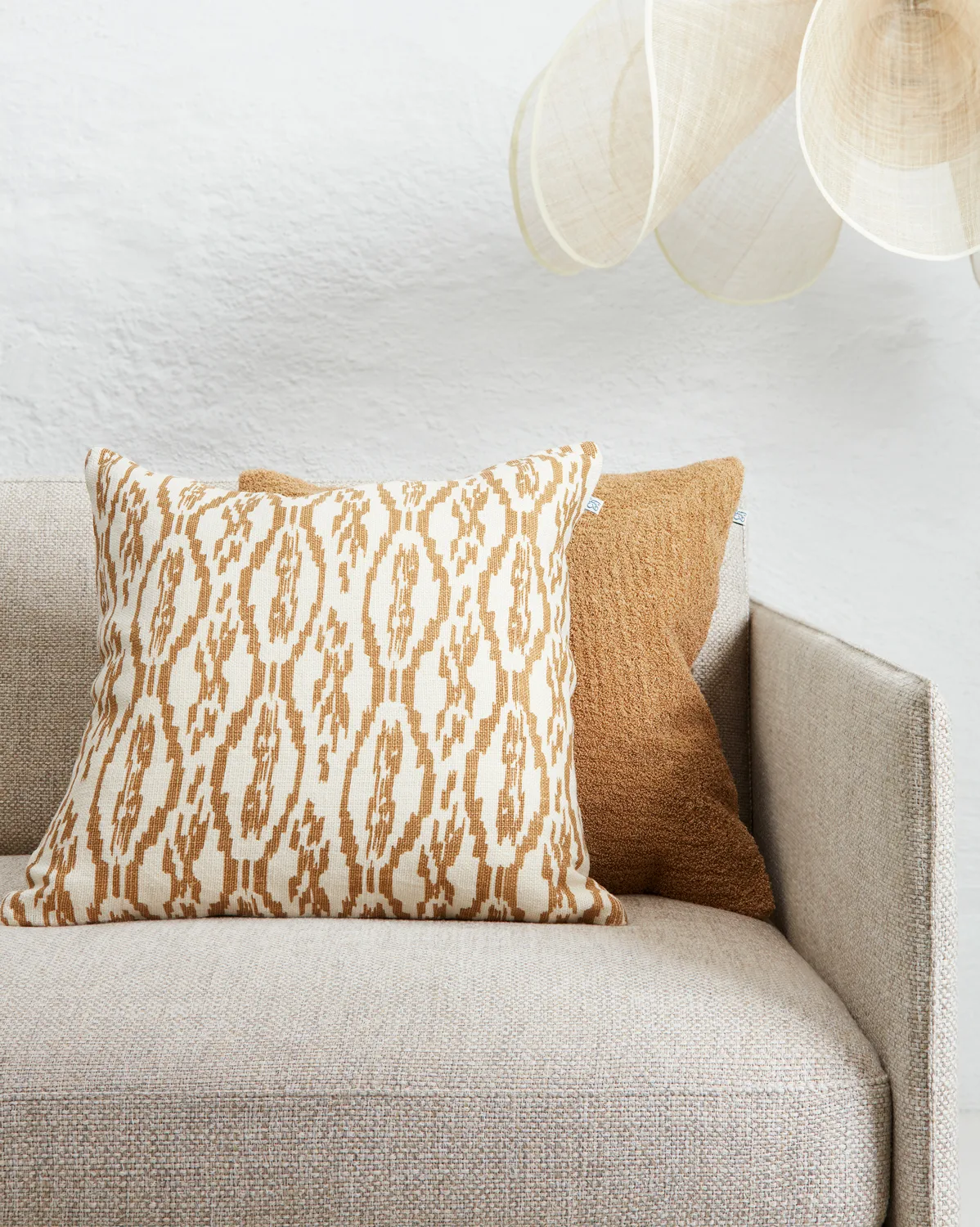 Deccan cushion cover 50x50 cm, Khaki Chhatwal & Jonsson