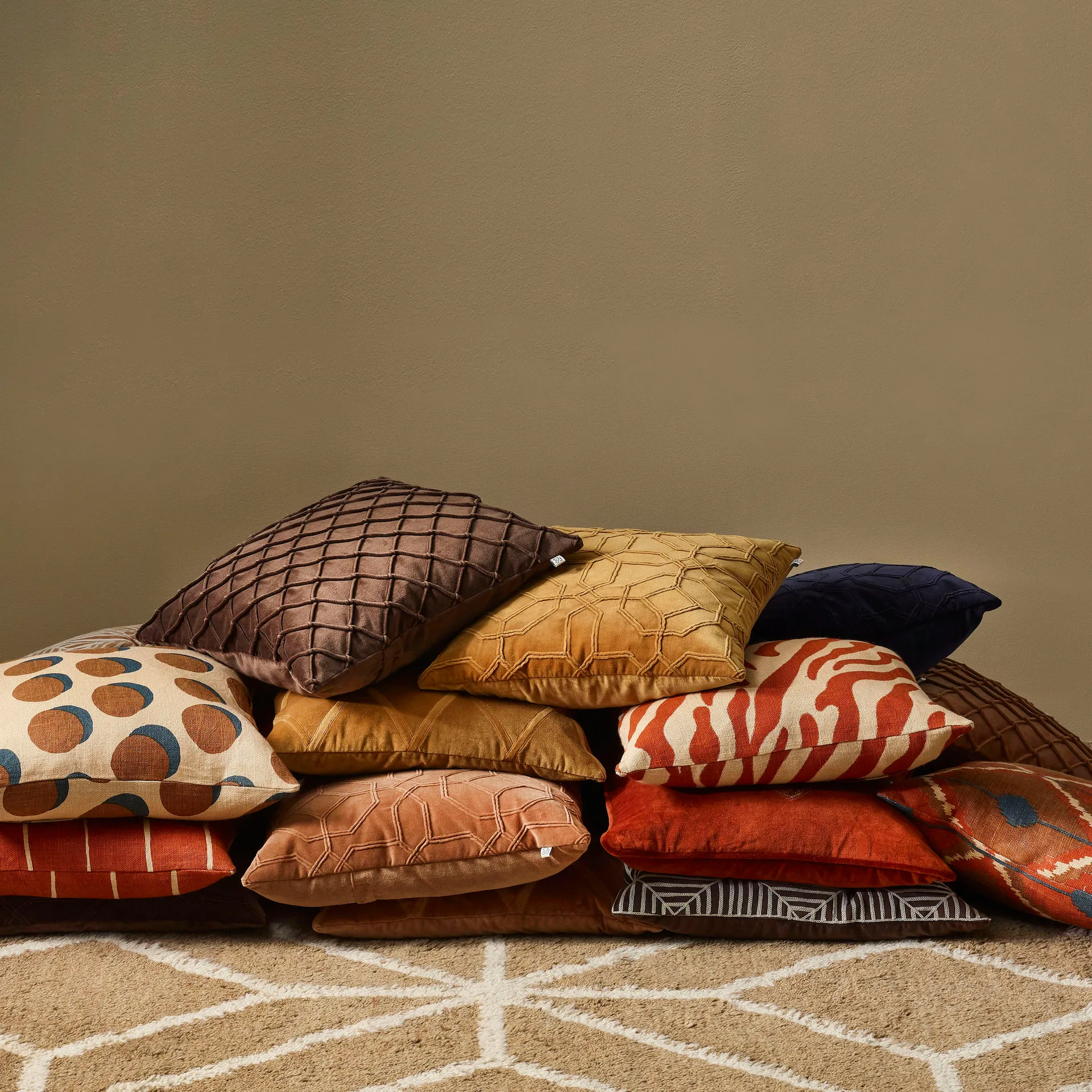 Deva cushion cover 50x50 cm, Brown Chhatwal & Jonsson