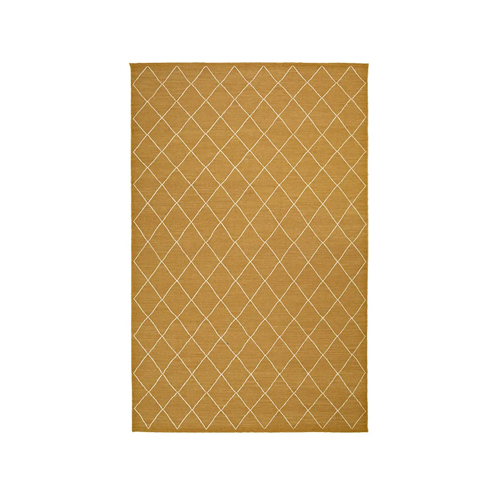 Diamond Rug, Masala yellow/off white, 230x336 cm Chhatwal & Jonsson