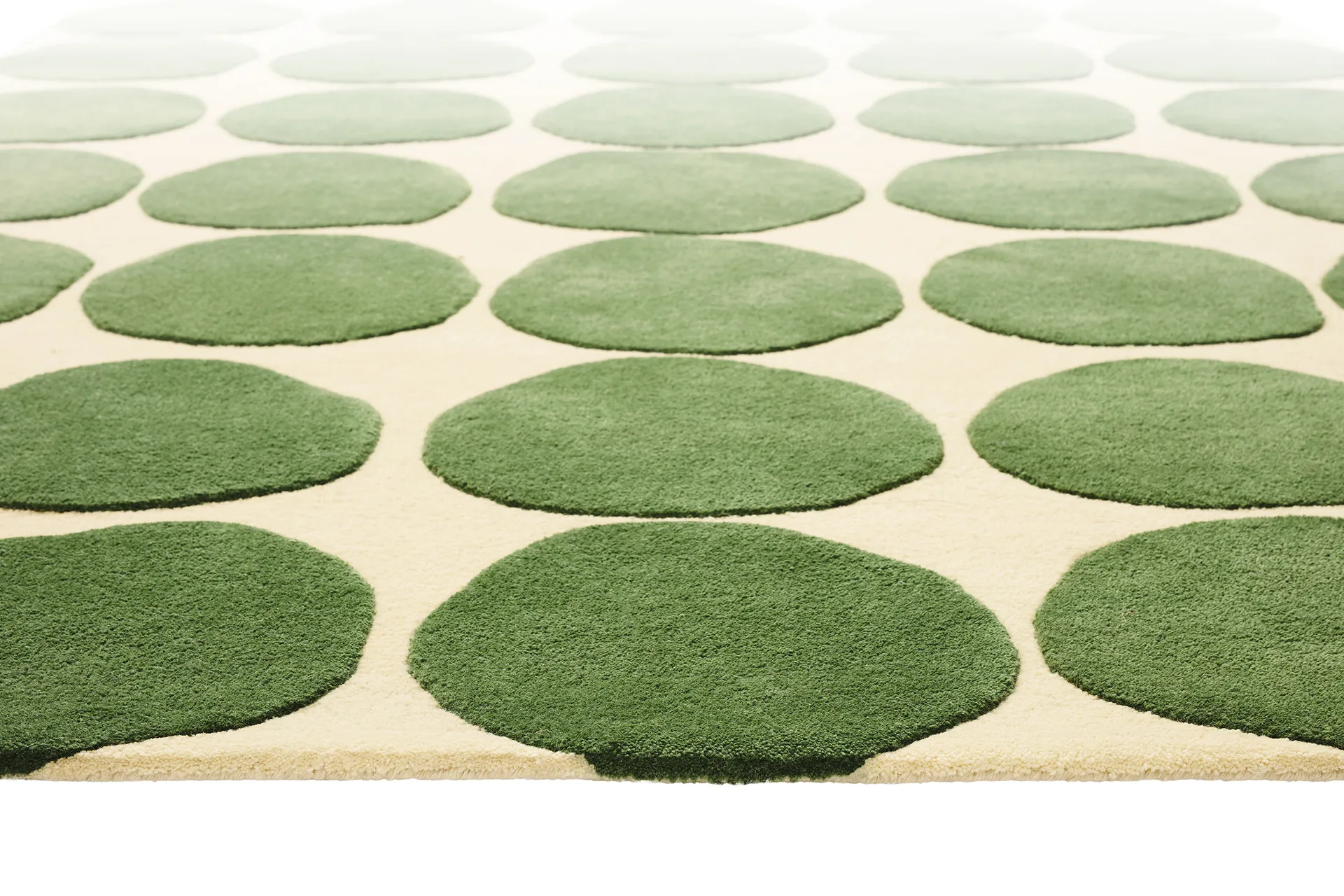 Dots rug, Khaki-cactus green 180x270 cm Chhatwal & Jonsson