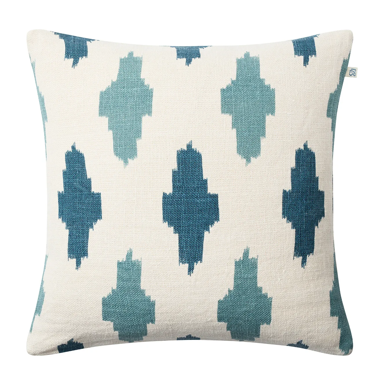 Ikat Agra pillowcase 50x50 cm, Heaven blue-palace blue Chhatwal & Jonsson