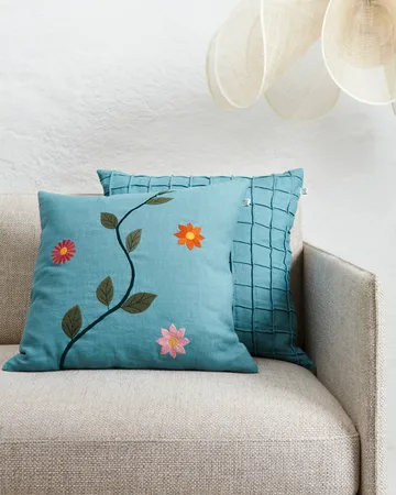 Jammu pillowcase 50x50 cm - Heaven Blue - Chhatwal & Jonsson