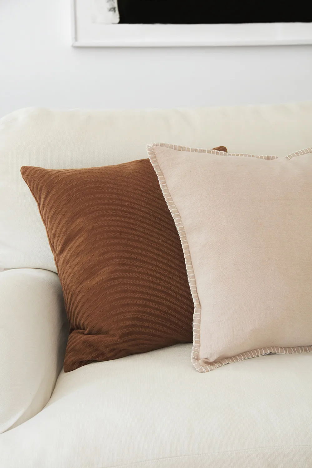 Kunal cushion cover 50x50 cm, Cognac Chhatwal & Jonsson