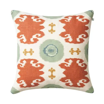 Mahal cushion cover 50x50 cm - Aqua-heaven blue-apricot-khaki - Chhatwal & Jonsson