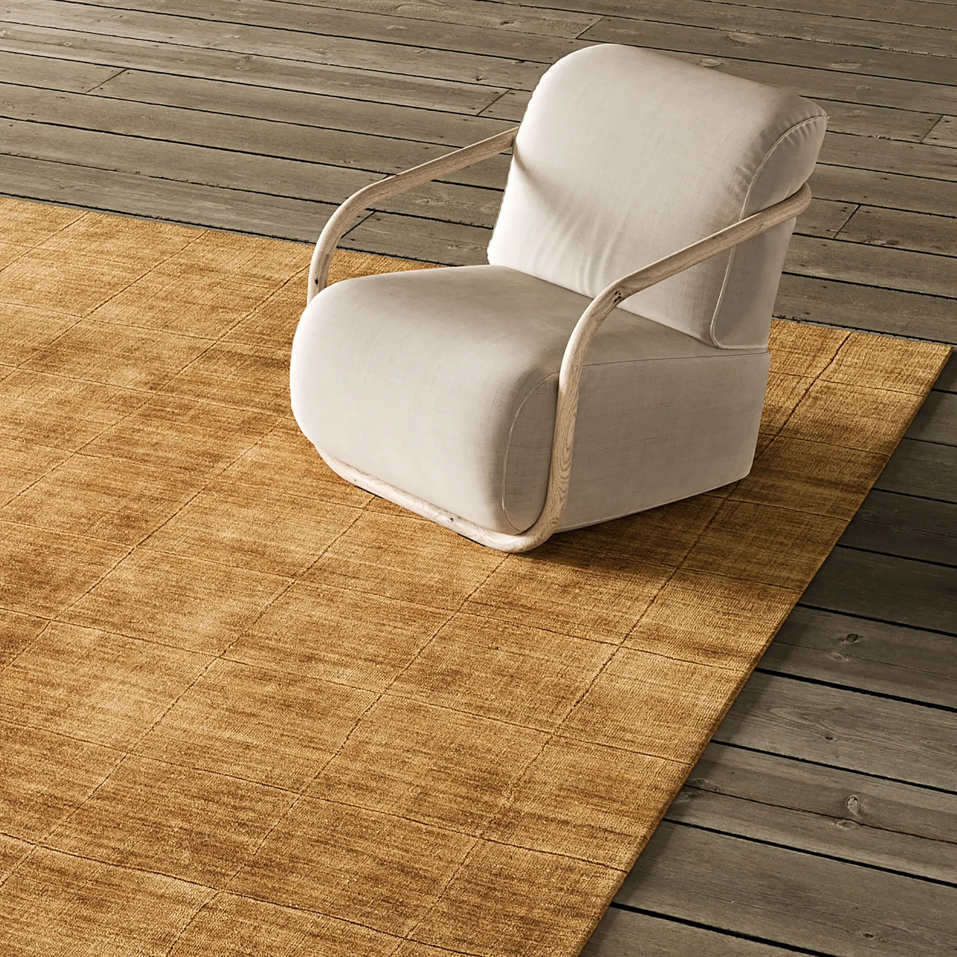 Nari wool carpet 250x350 cm, Masala yellow Chhatwal & Jonsson