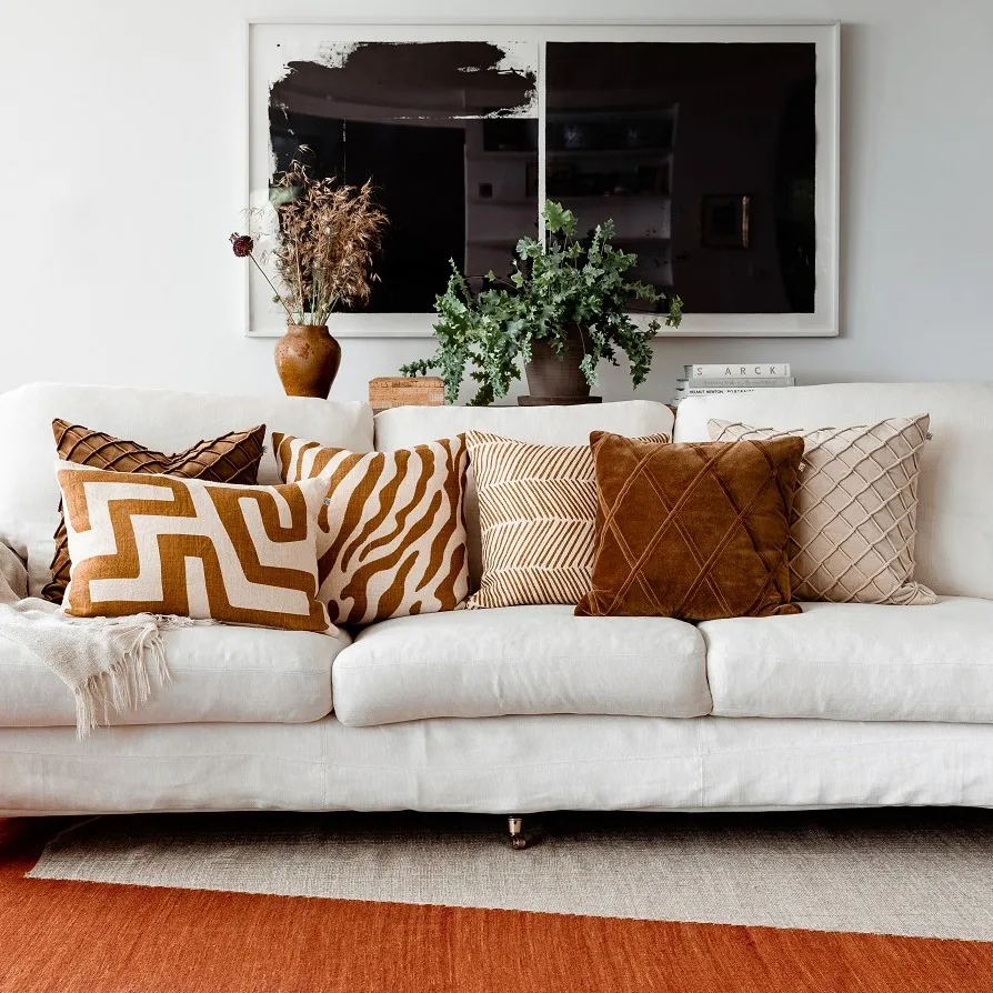 Rama cushion cover 50x50 cm, taupe Chhatwal & Jonsson