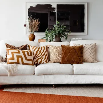 Rama cushion cover 50x50 cm - taupe - Chhatwal & Jonsson