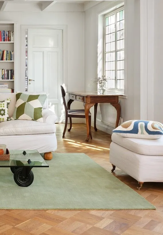 Sana wool rug, Sage, 250x350 cm Chhatwal & Jonsson