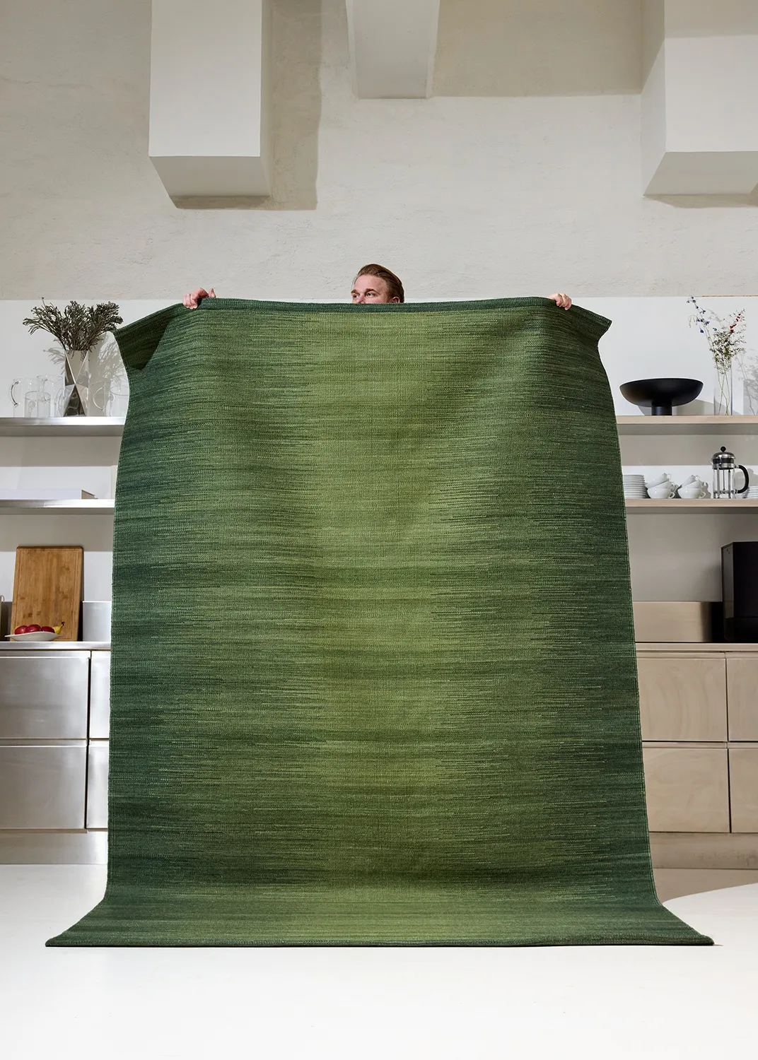 Tapti wool rug, Green, 230x320 cm Chhatwal & Jonsson