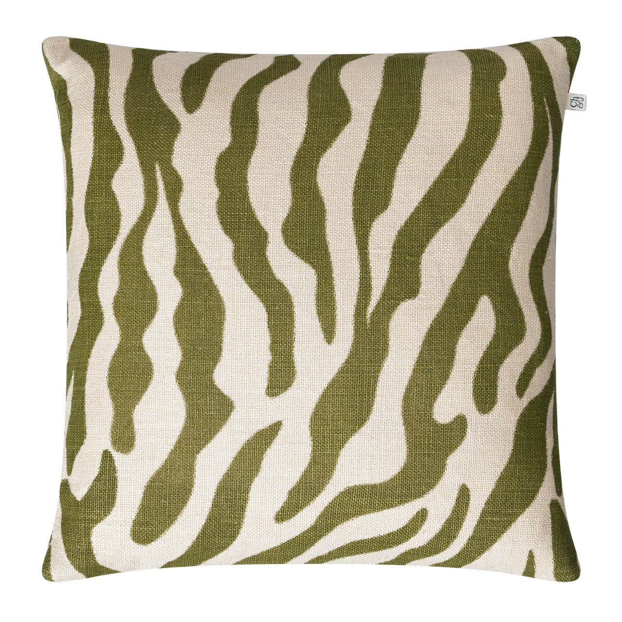 Zebra cushion cover 50x50 cm, cactus green Chhatwal & Jonsson