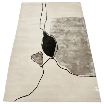 Abstract rug 170x230 cm - Ivory - Classic Collection