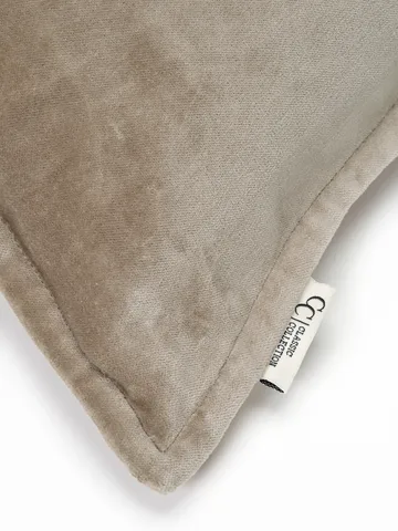 Classic Velvet cushion cover 50x50 cm - Beige - Classic Collection