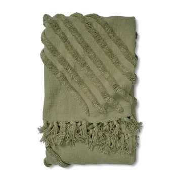 Edge cotton throw 130x170 cm - Tea - Classic Collection