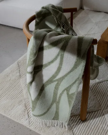 Folia throw 130x180 cm - Green - Classic Collection