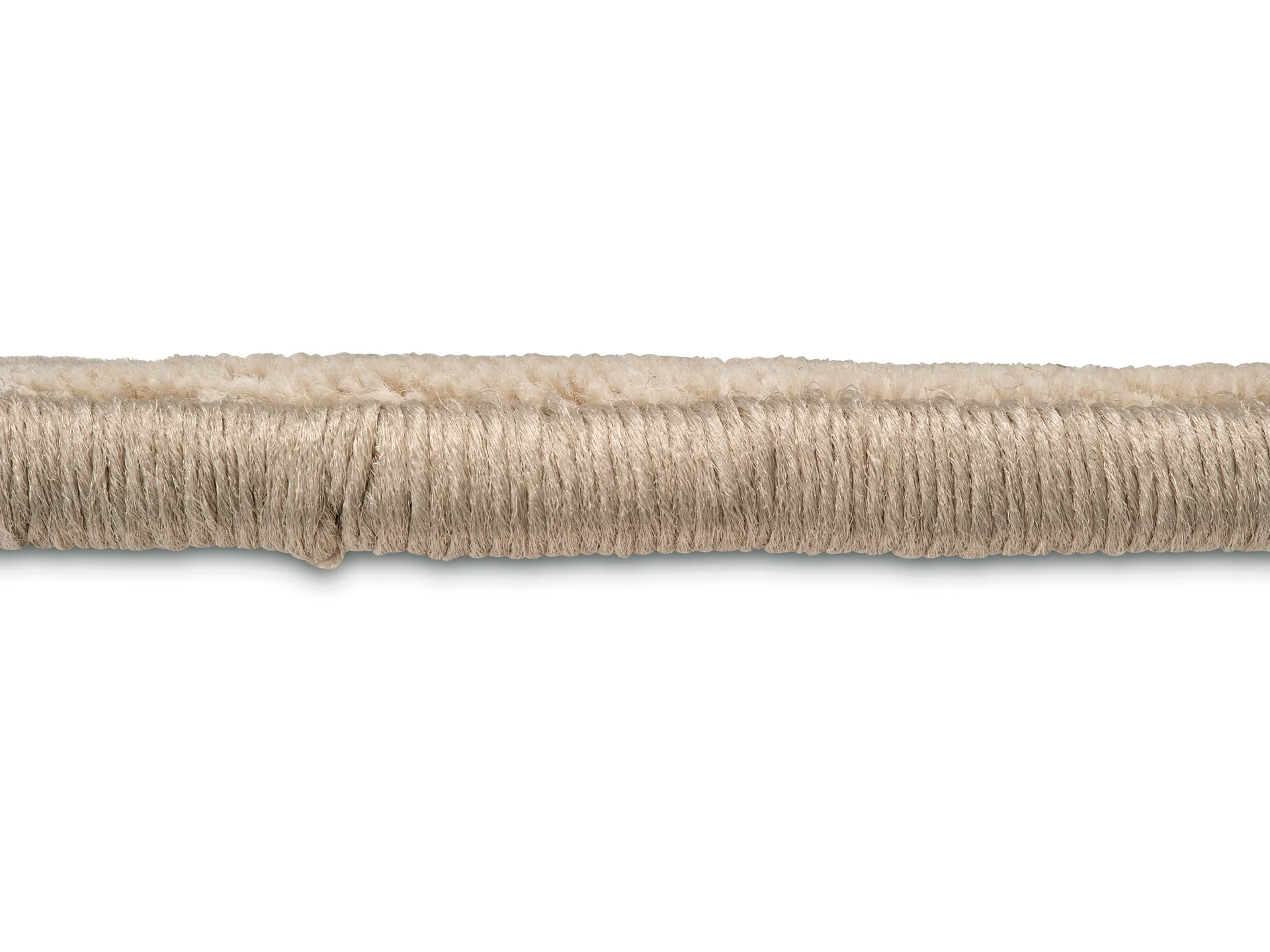 Lobby rug with overlock stitching, Beige, 200x200 cm Classic Collection
