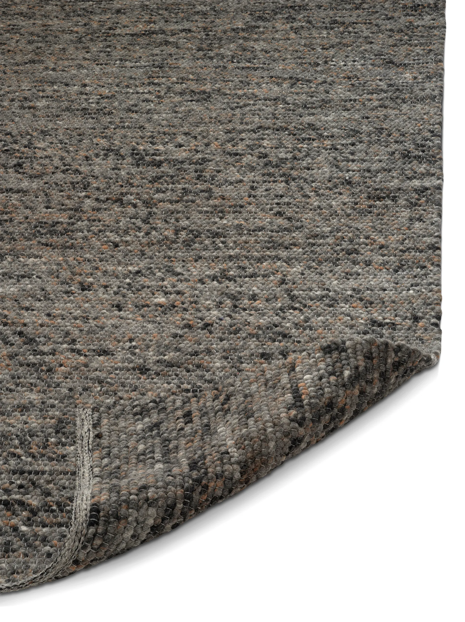 Merino wool carpet 170x230 cm, Grey melange Classic Collection