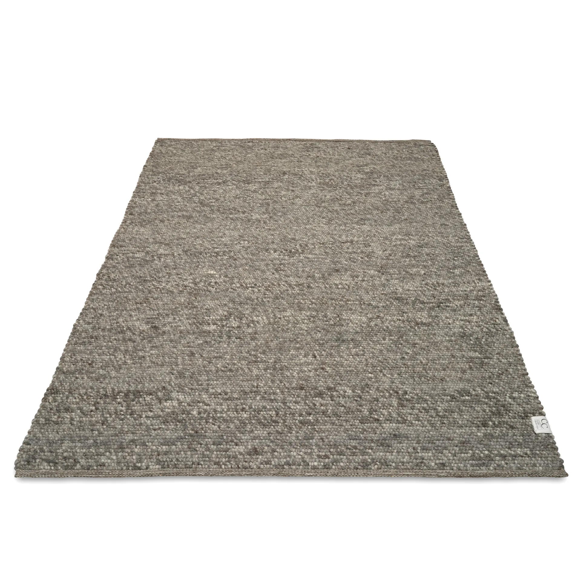 Merino wool carpet 250x350 cm, grey Classic Collection