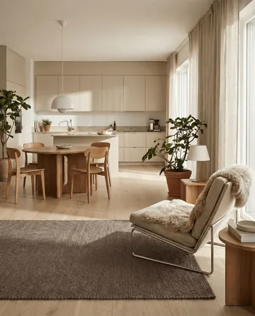Merino wool rug - Brown, 250x350 cm - Classic Collection