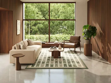 Röllakan Fyrbo rug - Green, 200x300 cm - Classic Collection