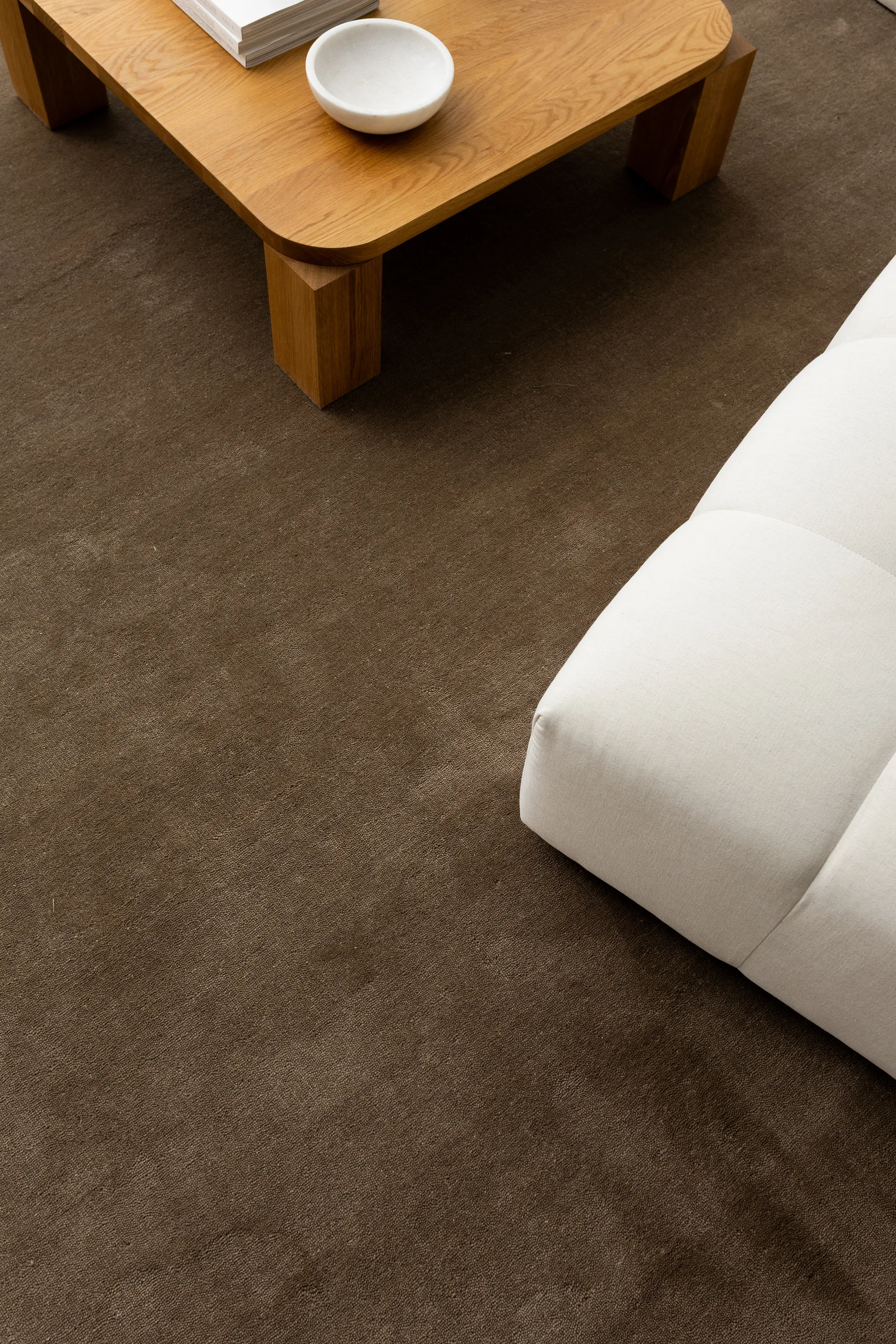 Solid rug, Brown, 170x230 cm Classic Collection