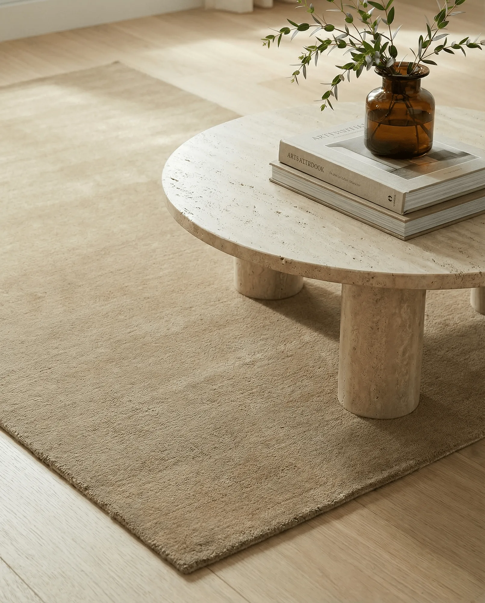 Solid rug, Wheat, 200x300 cm Classic Collection
