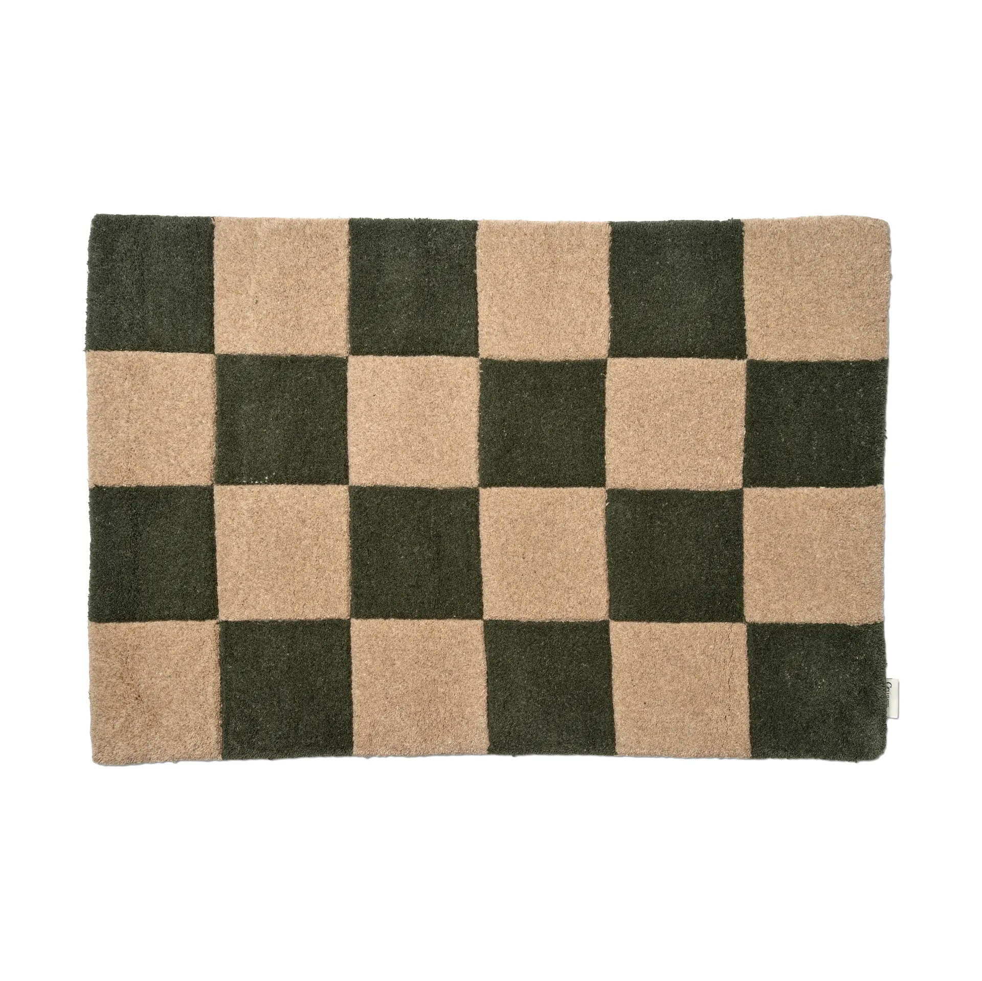 Square doormat, Green-natural, 60x90 cm Classic Collection