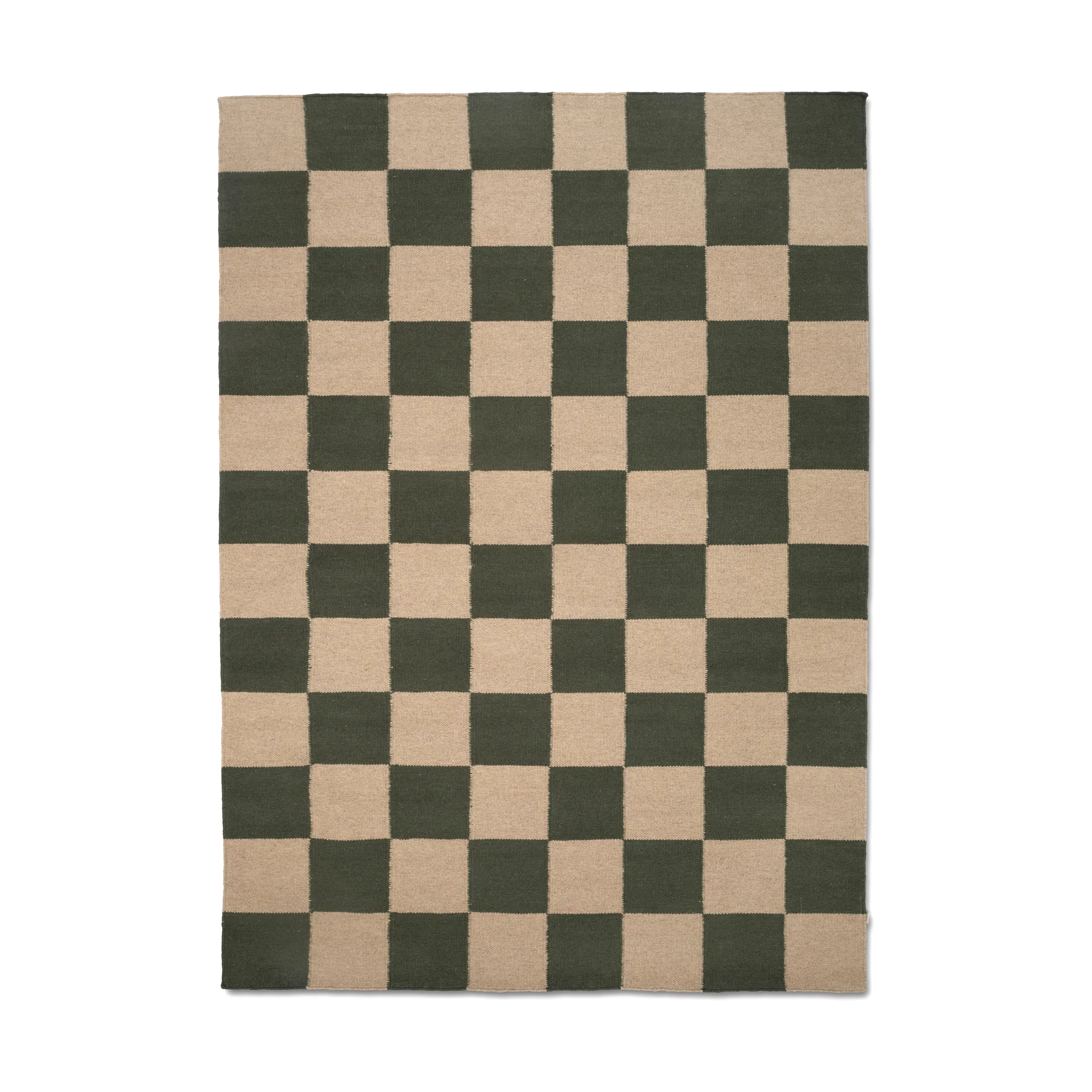Square rug, Green-natural, 200x300 cm Classic Collection