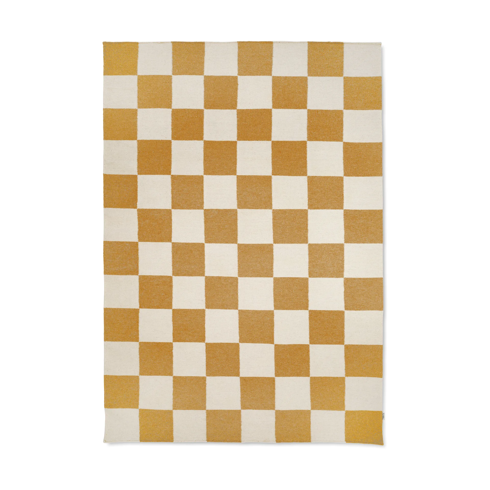 Squares rug, White-yellow, 200x300 cm Classic Collection