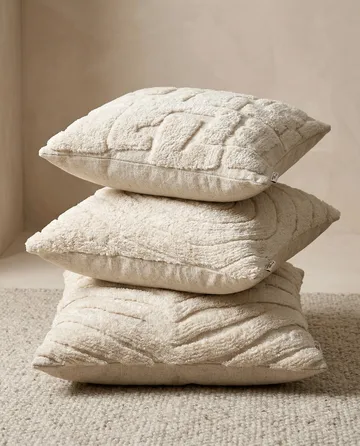 Swirl cushion cover - Off white, 50x50 cm - Classic Collection