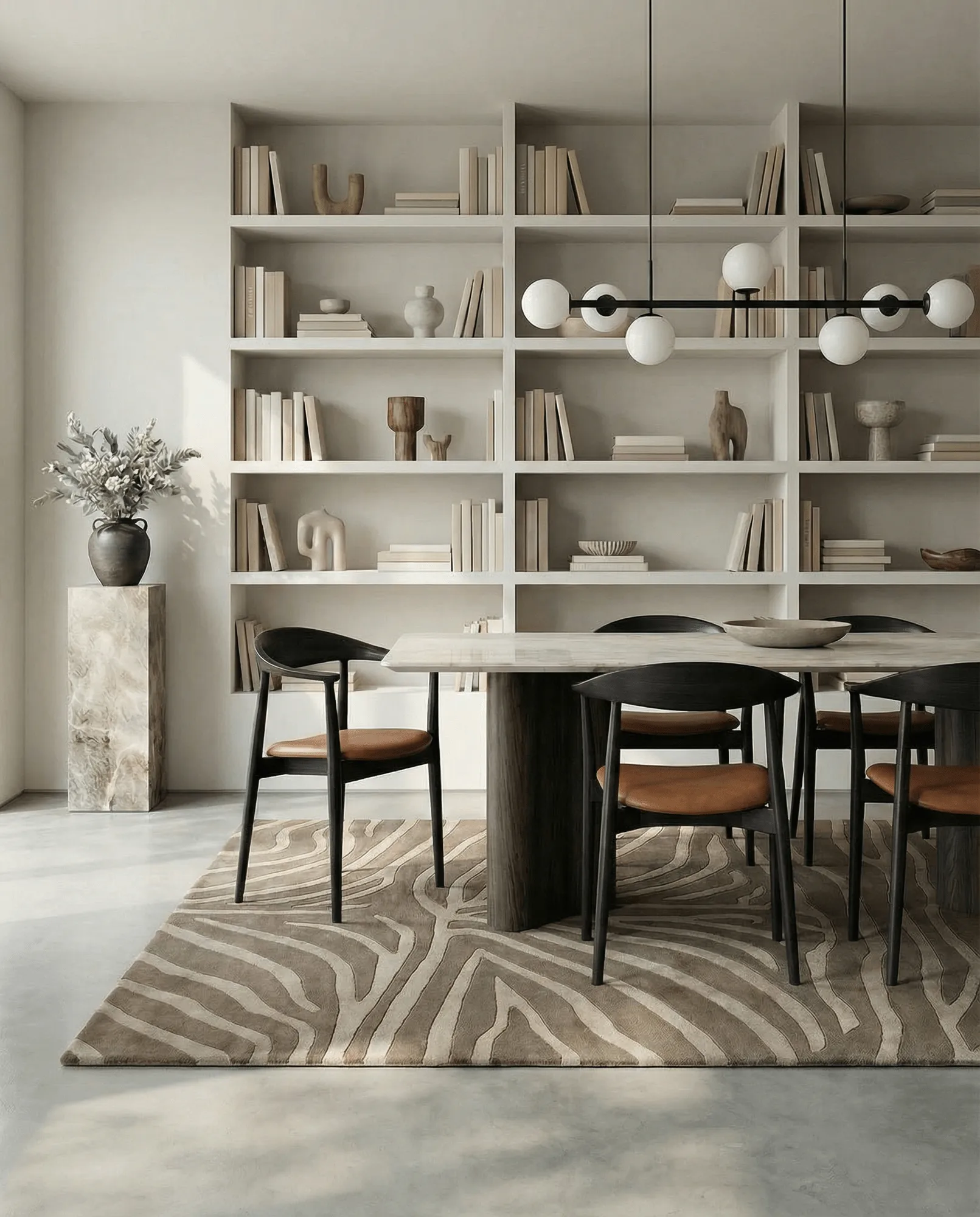 Zebra rug 250x350 cm, Beige, 250x350 cm Classic Collection