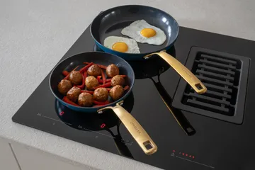 Combekk Element frying pan set, 2-piece - Ocean Blue - Combekk
