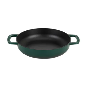 Combekk Enameled cast iron sauté pan Ø28 cm - Holly Green-gold knob - Combekk