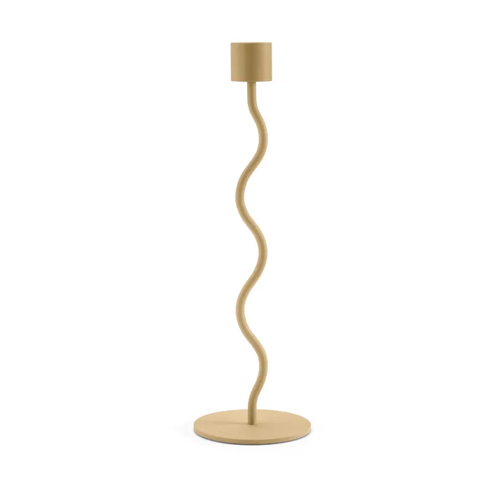 Curved candle holder 26 cm - Peanut - Cooee Design