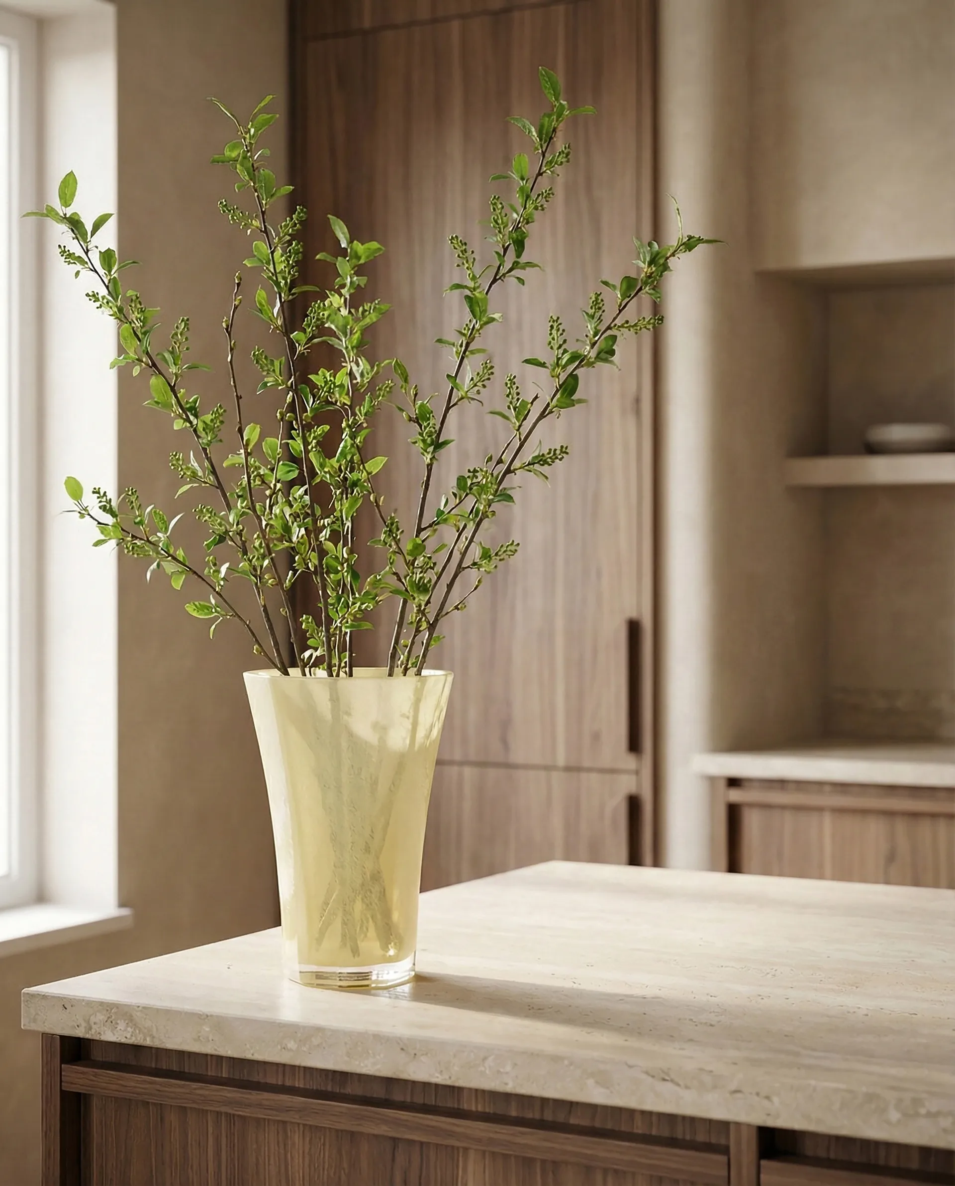 Liliané vase 28 cm, Butter yellow Cooee Design
