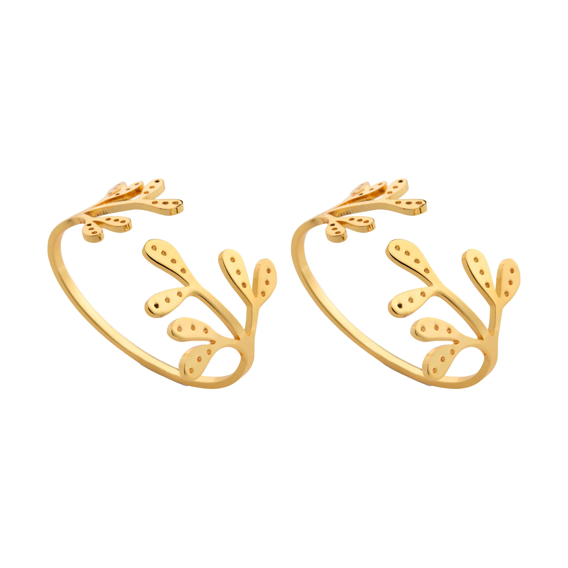 Mistletoe napkin ring 2-pack, Messing Cooee Design