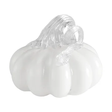 Pumpkin decoration 8 cm - Vit - Cooee Design