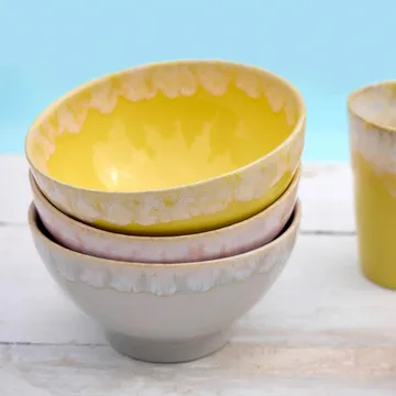 Latte bowl - Pink, 55 cl, 4-pack - Costa Nova