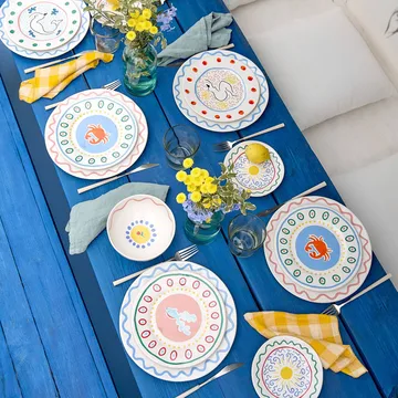 Summer Bliss side plate - Guppy, Ø22 cm - Costa Nova