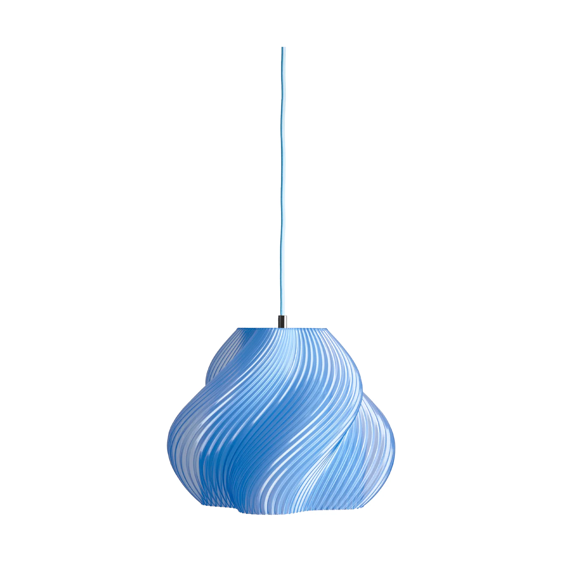 Soft Serve pendant, Blueberry sorbet-brass, 02, 25 cm Crème Atelier